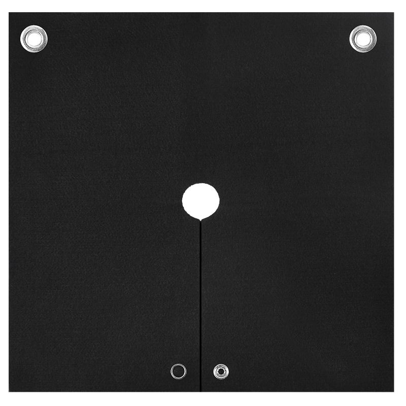 TOHONFOO Welding Blanket Fireproof, Opening Shape Welding Mat, Heat Resistant Solder Blanket Up To 1800F, Flame Retardant Carbon Felt Heat Shield Mat for Solder Plumbers HVAC Torch Protector - Image 1